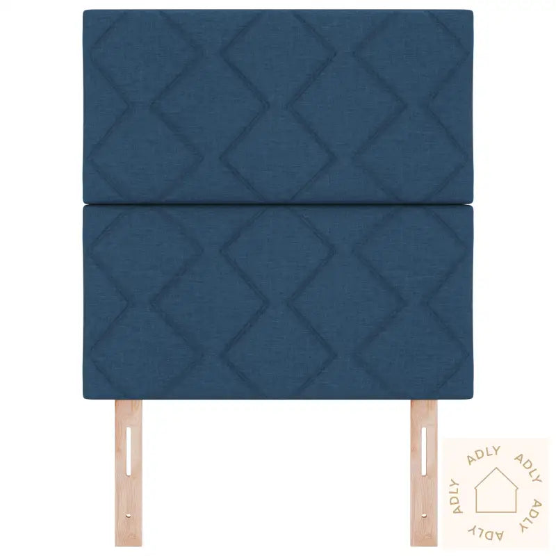 Sengegavel Diamantdesign Blå 80 Cm Stoff