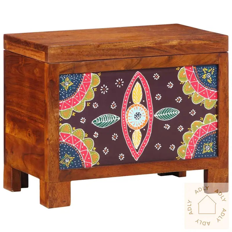 Oppbevaringsboks Honningbrun 50X30X40 Cm Massiv Akasie
