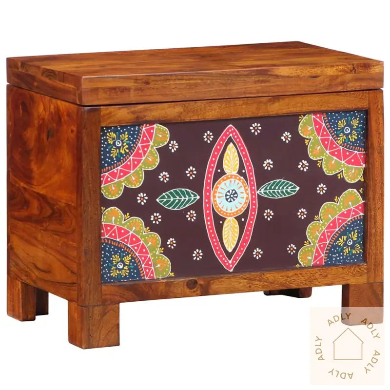 Oppbevaringsboks Honningbrun 50X30X40 Cm Massiv Akasie