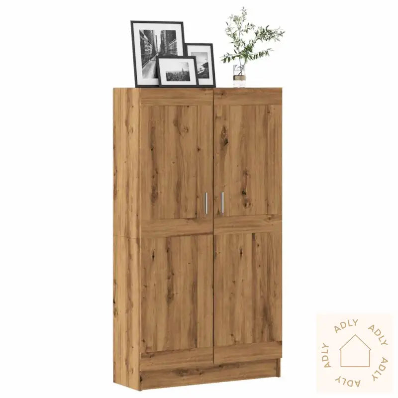 Bokhylle Artisan Eik 82,5X30,5X150 Cm Konstruert Tre
