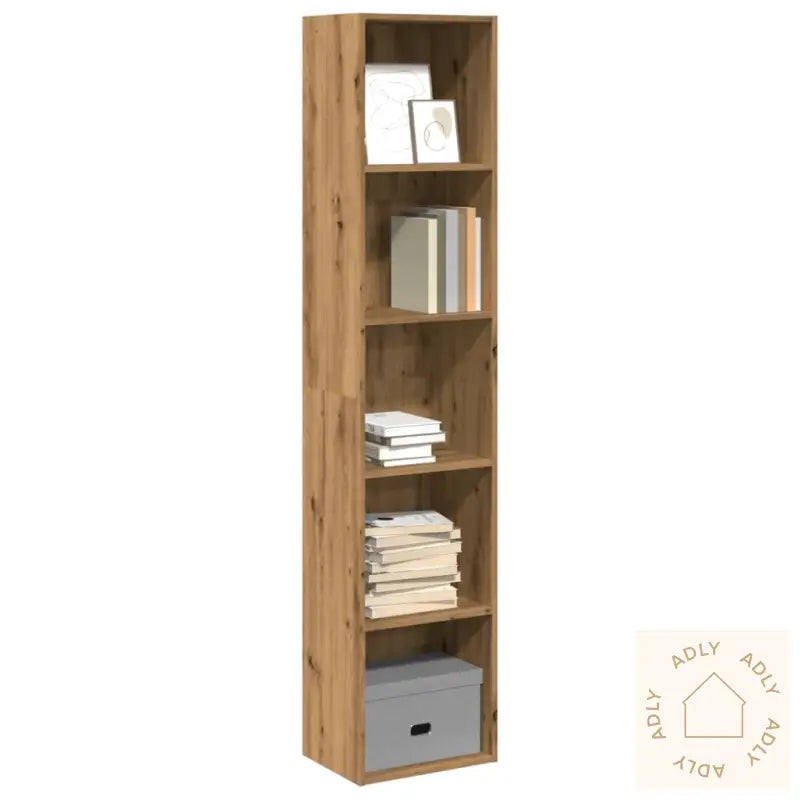Bokhylle Artisan Eik 40X30X189 Cm Konstruert Tre