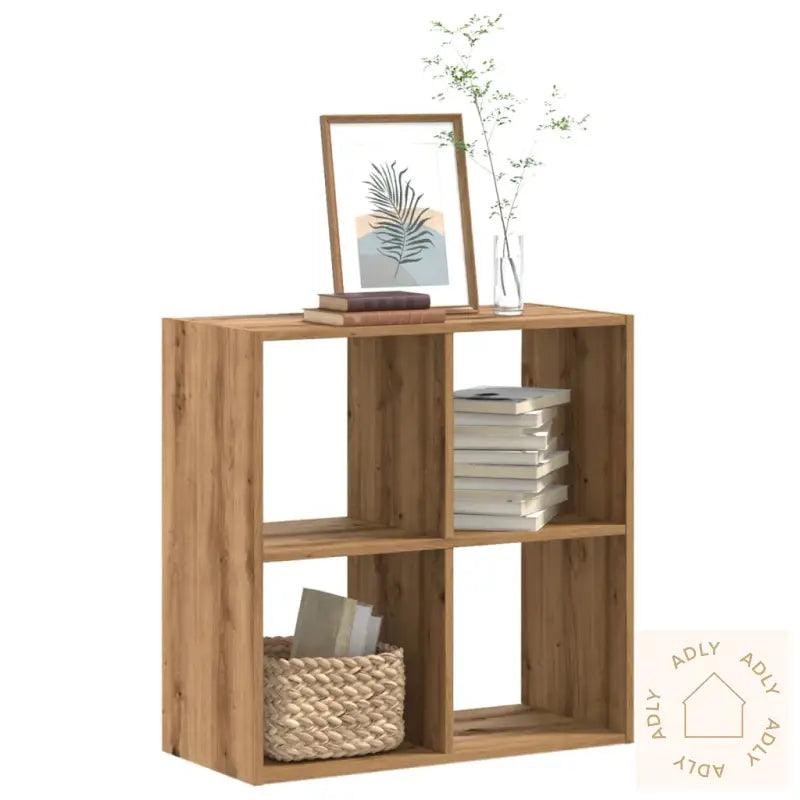 Bokhylle Artisan Eik 68,5X32X68,5 Cm Konstruert Tre