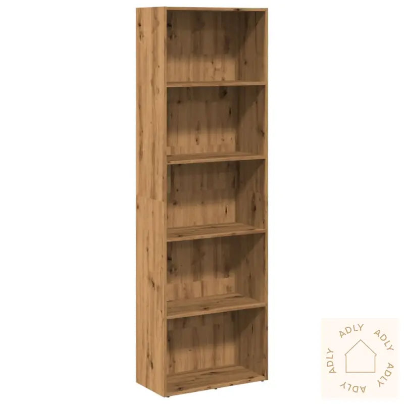 Bokhylle Artisan Eik 60X30X189 Cm Konstruert Tre
