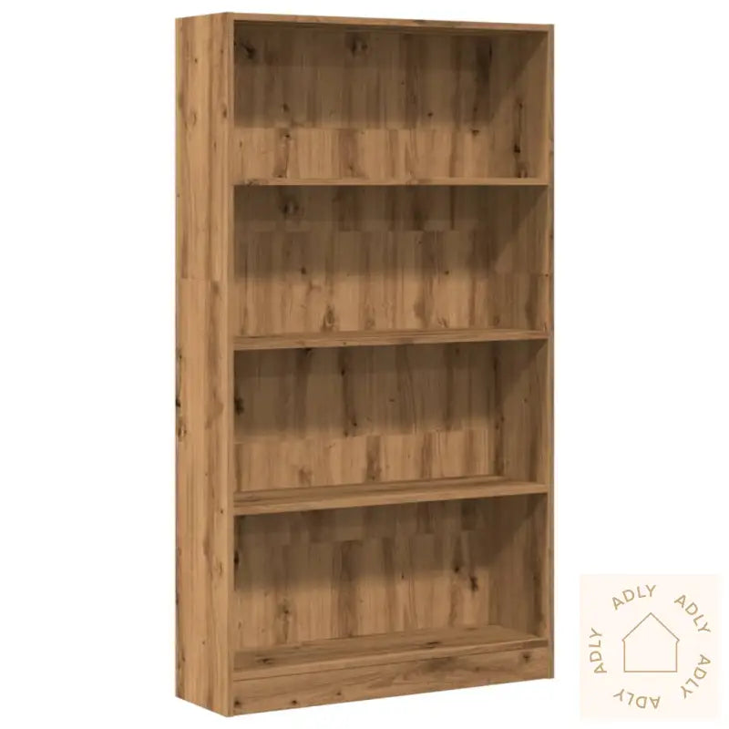 Bokhylle Artisan Eik 80X24X143 Cm Konstruert Tre