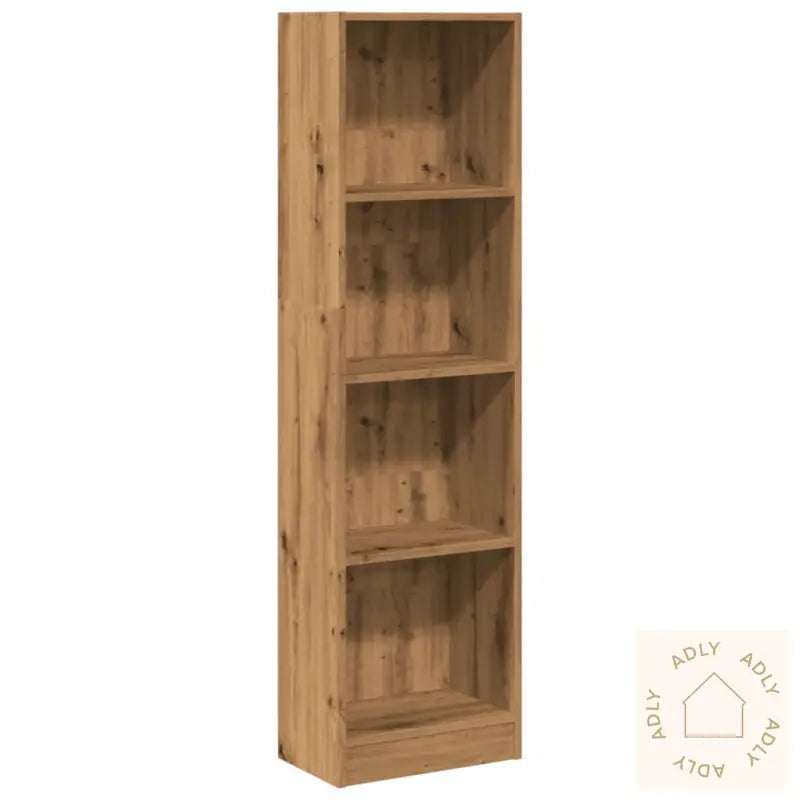 Bokhylle Artisan Eik 40X24X143 Cm Konstruert Tre