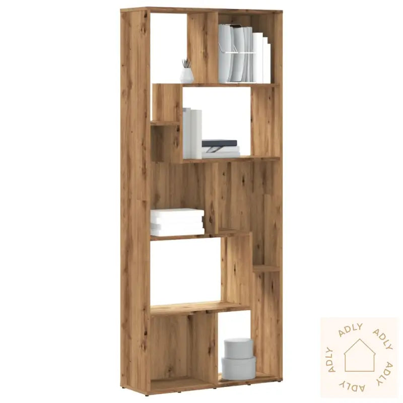 Bokhylle Artisan Eik 67X24X161 Cm Konstruert Tre
