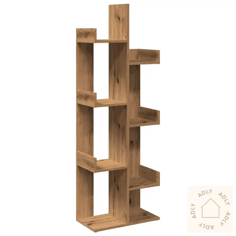 Bokhylle Artisan Eik 48X25,5X140 Cm Konstruert Tre
