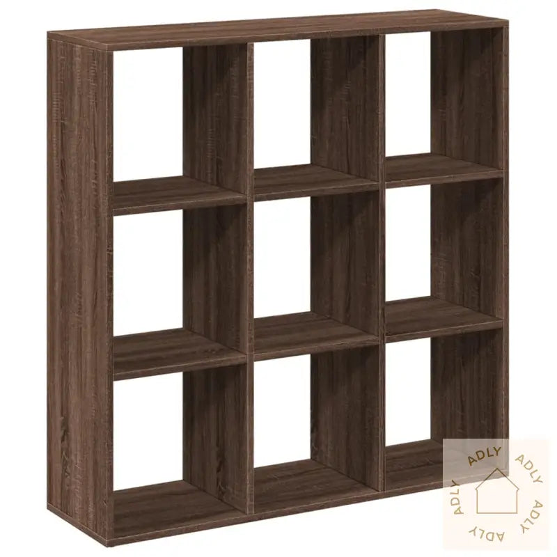 Romdeler Bokhylle Brun Eik 102X29X103,5 Cm Konstruert Tre