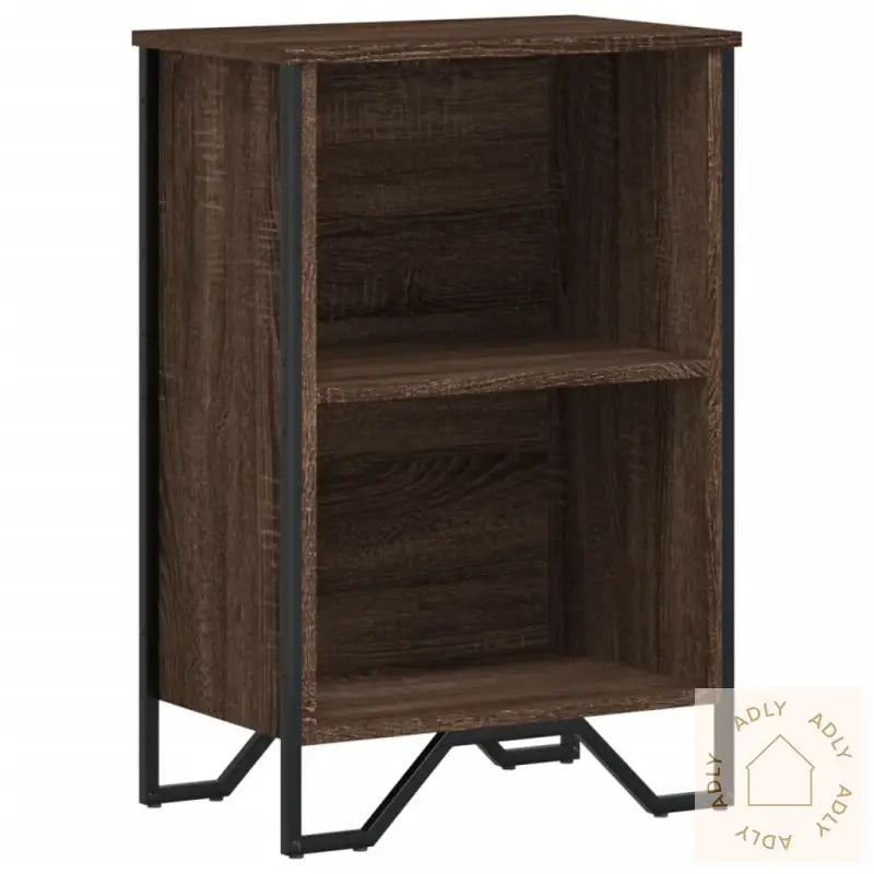 Bokhylle Brun Eik 50X31X74,5 Cm Konstruert Tre