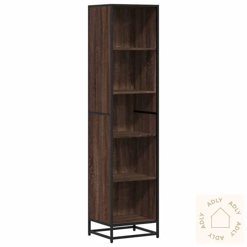 Bokhylle Brun Eik 40X35X170,5 Cm Konstruert Tre