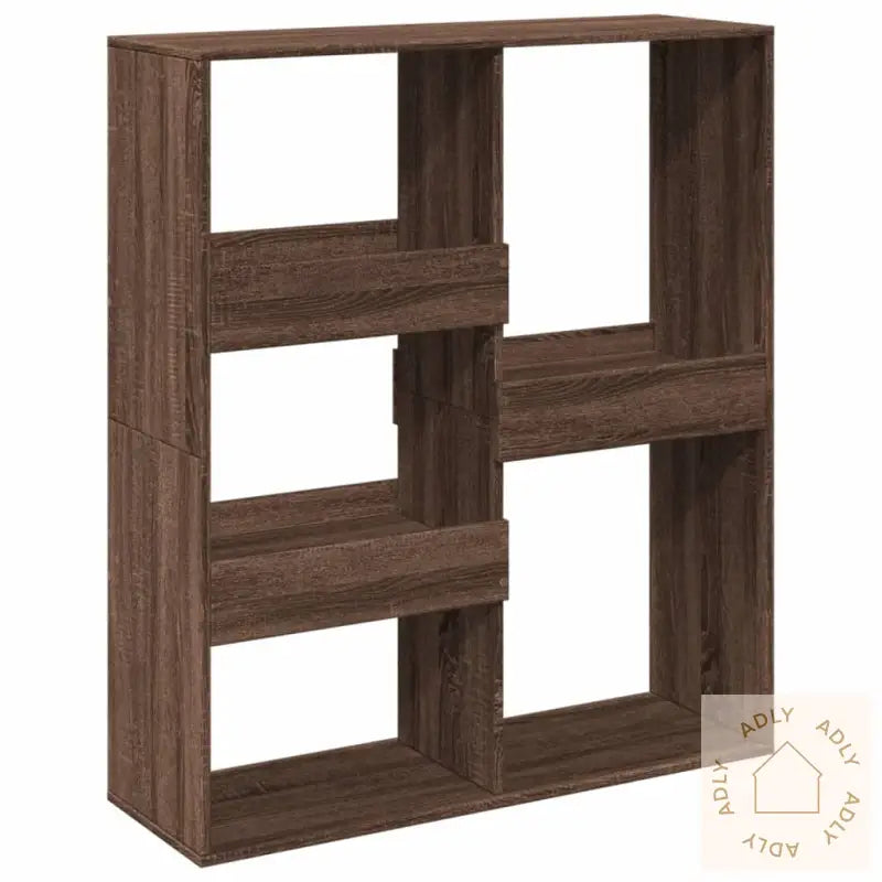 Romdeler Brun Eik 100X33X115 Cm Konstruert Tre