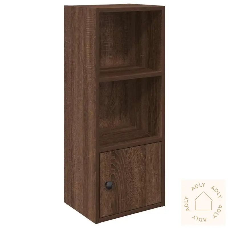 Bokhylle Brun Eik 31X24X77 Cm Konstruert Tre