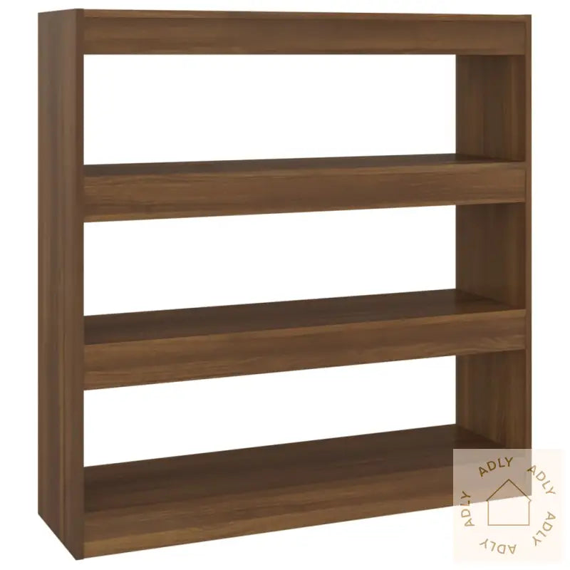 Bokhylle/Romdeler Brun Eik 100X30X103 Cm