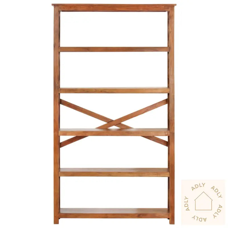 Bokhylle 100X30X180 Cm Heltre Akasie Med Honningfinish