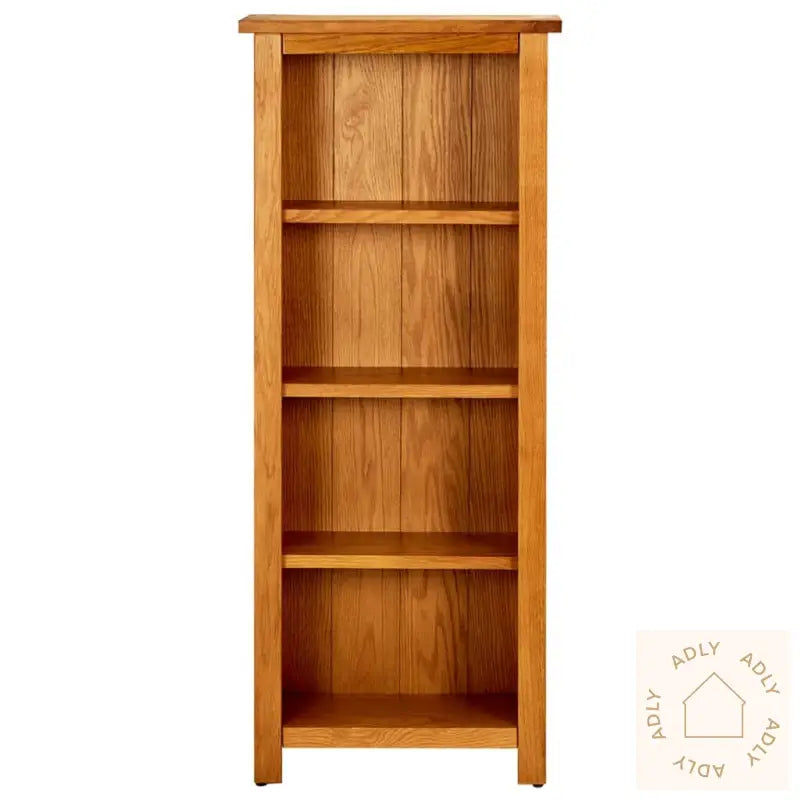 Bokhylle 4 Etasjer 45X22X110 Cm Heltre Eik