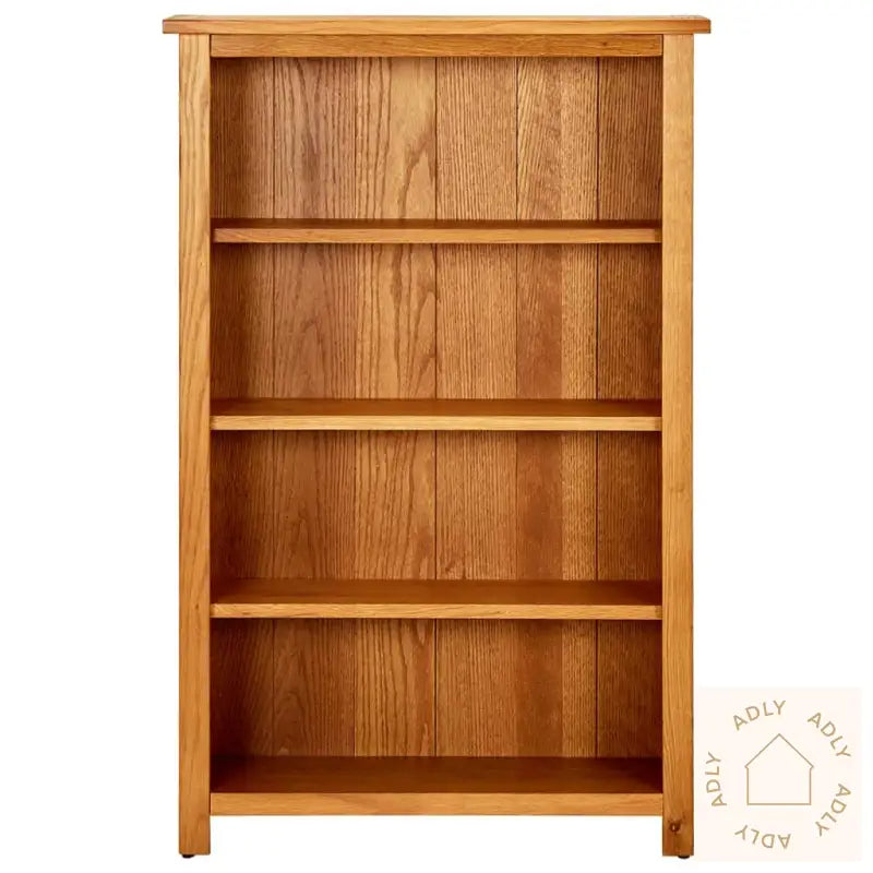 Bokhylle 4 Etasjer 70X22X110 Cm Heltre Eik