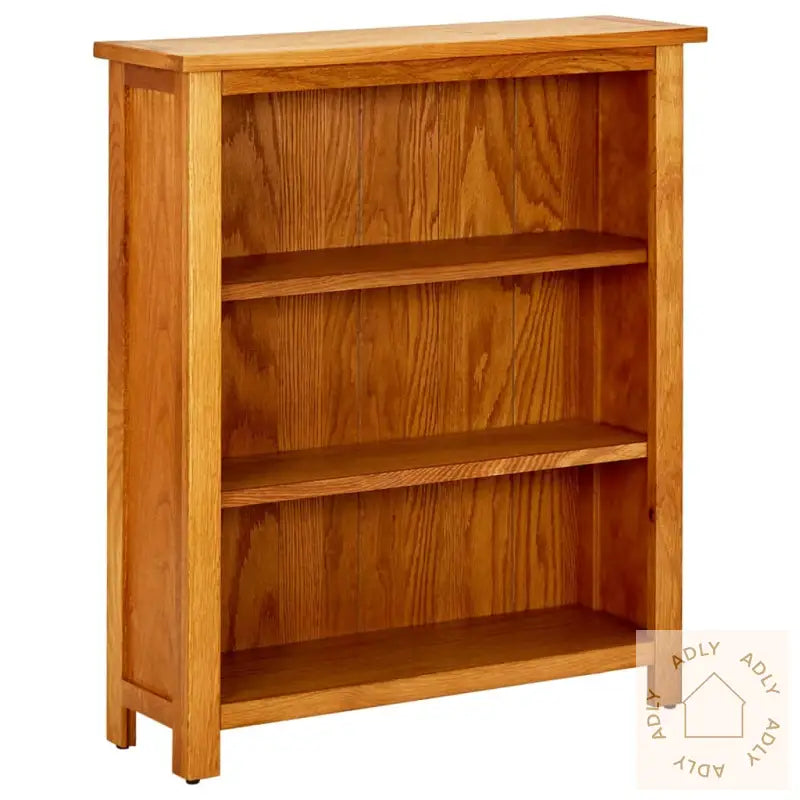 3-Etasjers Bokhylle 70X22,5X82 Cm Heltre Eik