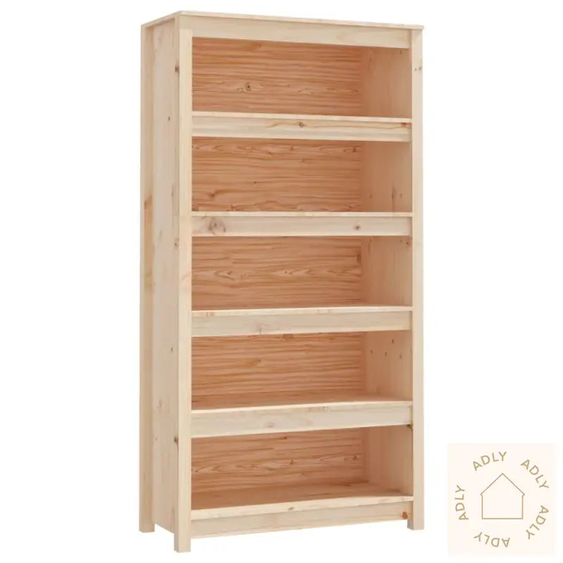 Bokhylle 80X35X154 Cm Heltre Furu