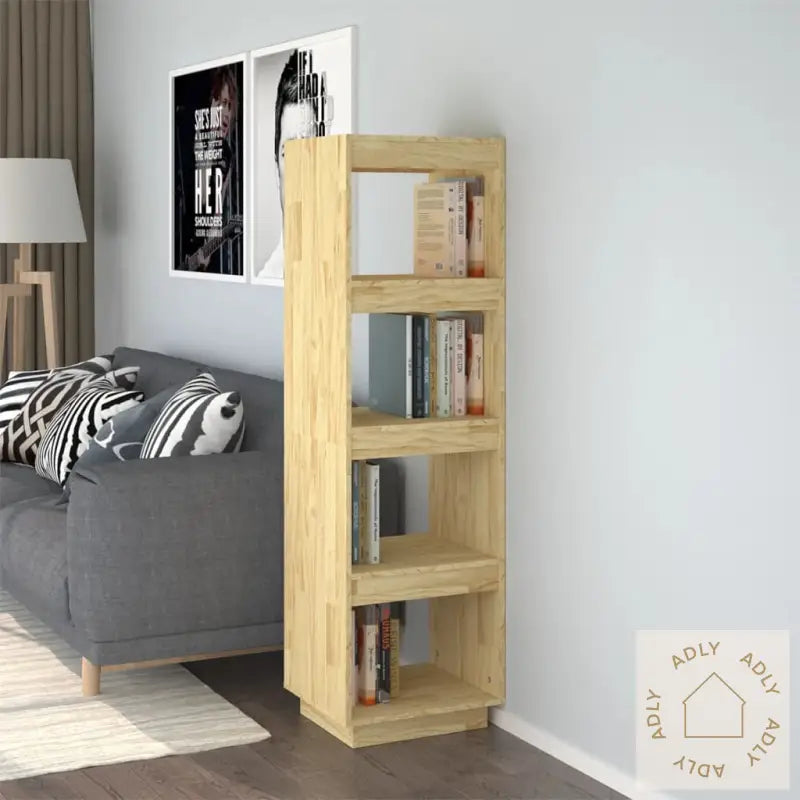 Bokhylle/Romdeler 40X35X135 Cm Heltre Furu