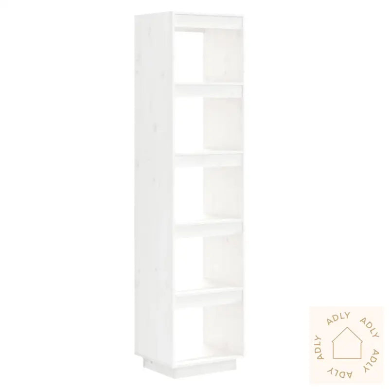 Bokhylle/Romdeler Hvit 40X35X167 Cm Heltre Furu