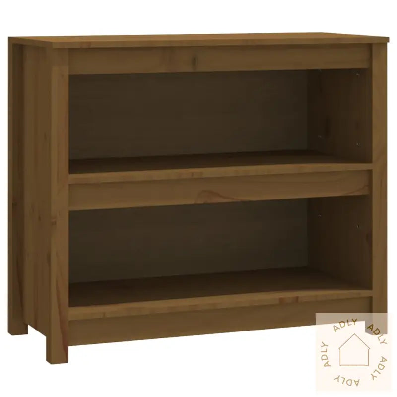 Bokhylle Honningbrun 80X35X68 Cm Heltre Furu