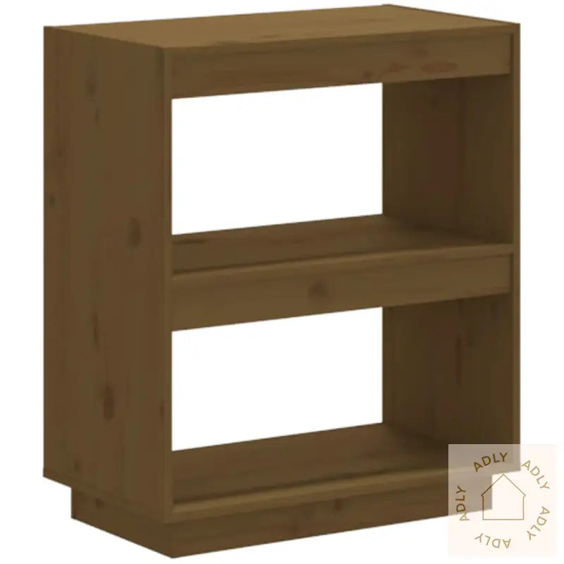 Bokhylle Honningbrun 60X35X71 Cm Heltre Furu