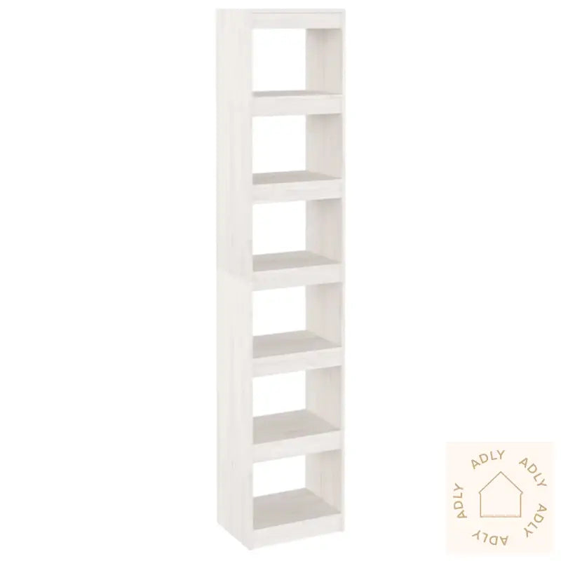 Bokhylle/Romdeler Hvit 40X30X199 Cm Heltre Furu