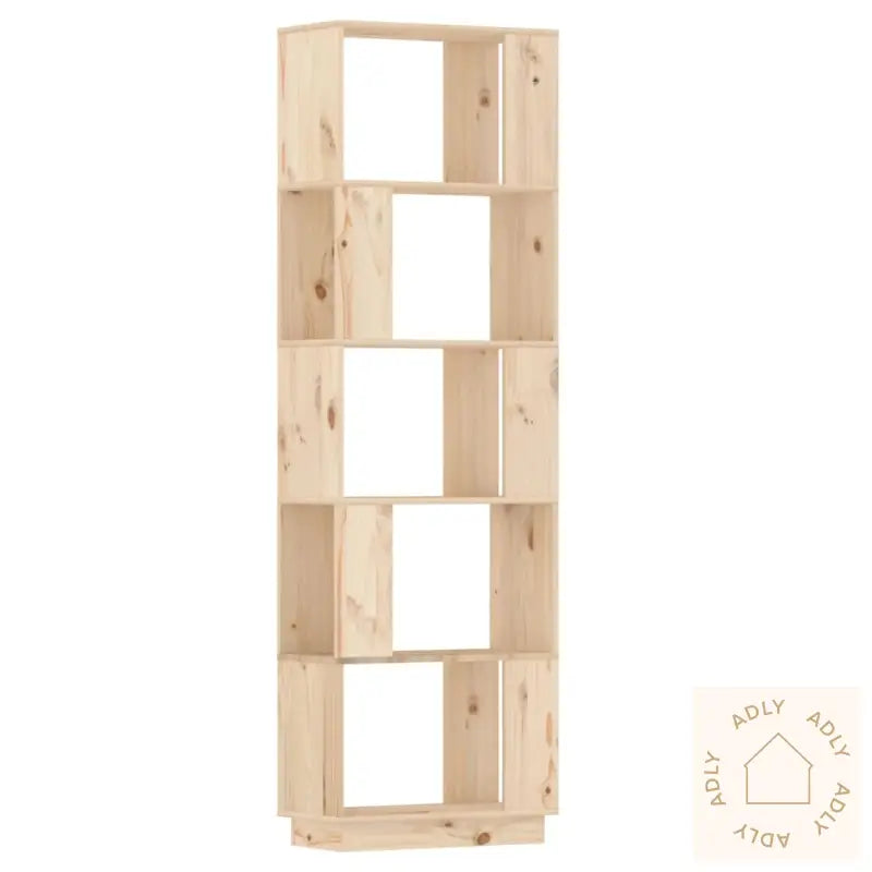 Bokhylle/Romdeler 51X25X163,5 Cm Heltre Furu