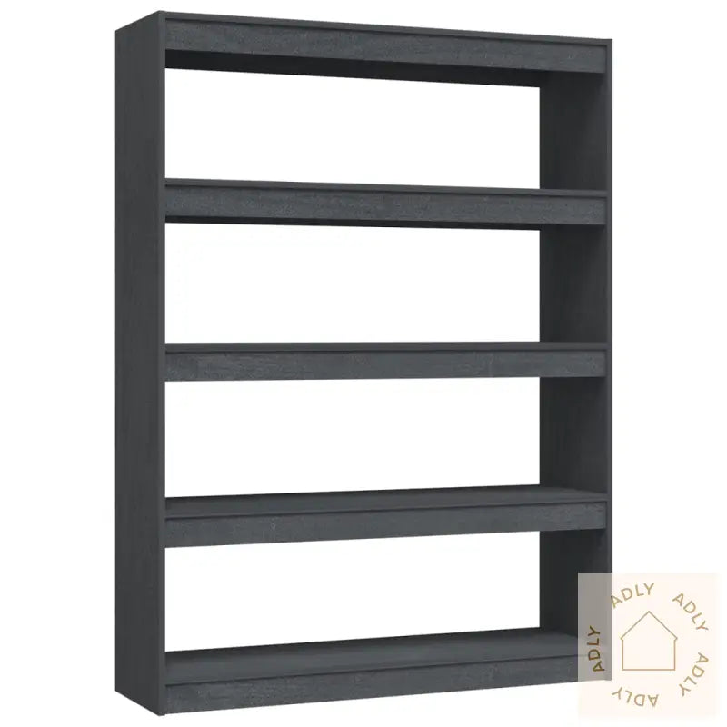 Bokhylle/Romdeler Grå 100X30X135,5 Cm Heltre Furu