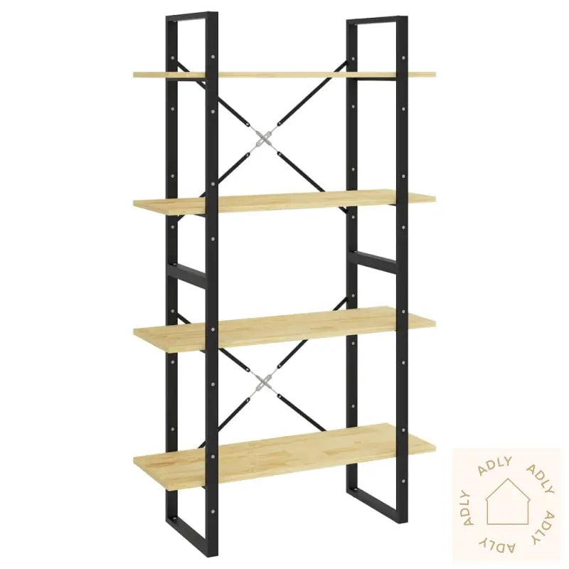 Bokhylle 4 Nivåer 80X30X140 Cm Heltre Furu