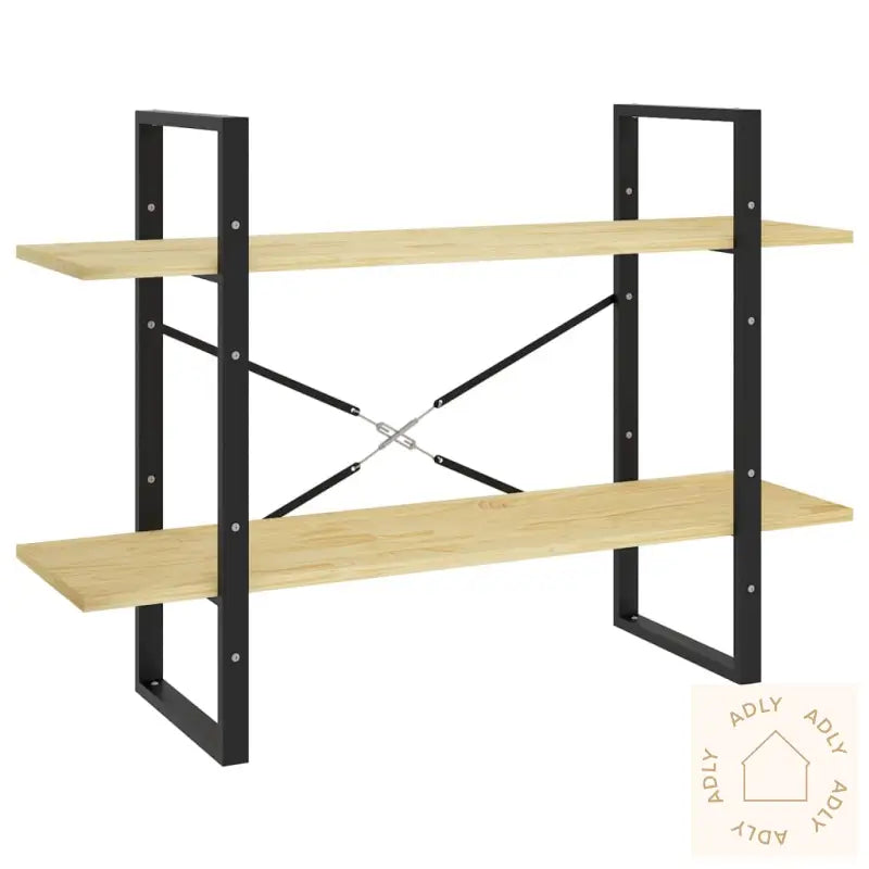 Bokhylle 2 Nivåer 100X30X70 Cm Heltre Furu