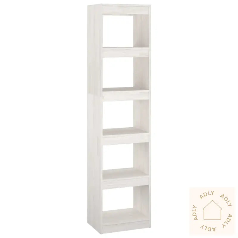 Bokhylle/Romdeler Hvit 40X30X167,5 Cm Heltre Furu