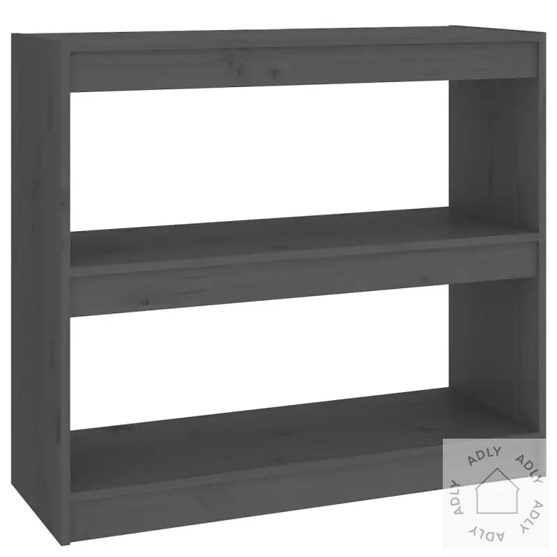 Bokhylle/Romdeler Grå 80X30X71,5 Cm Heltre Furu
