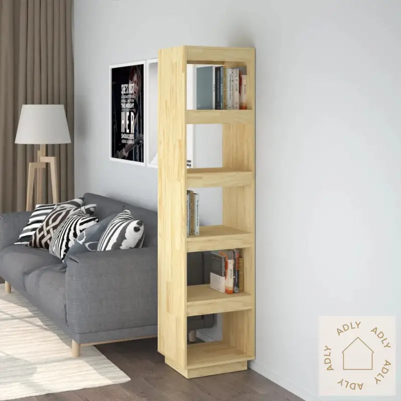 Bokhylle/Romdeler 40X35X167 Cm Heltre Furu