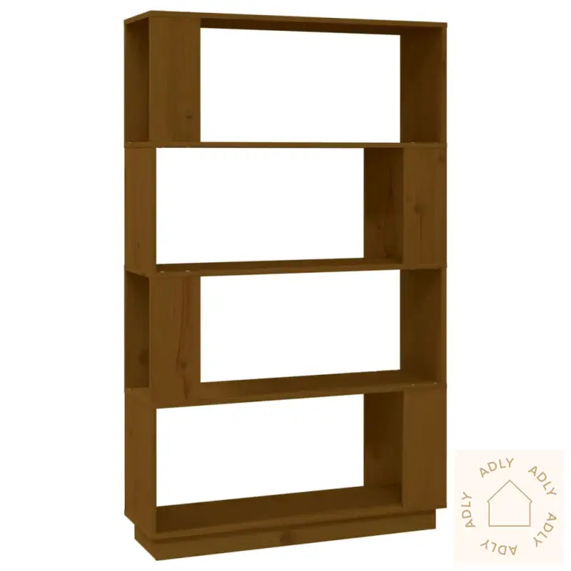 Bokhylle/Romdeler Honningbrun 80X25X132 Cm Heltre