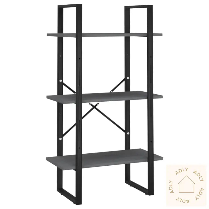 Oppbevaringshylle 60X30X105 Cm Heltre Furu Grå