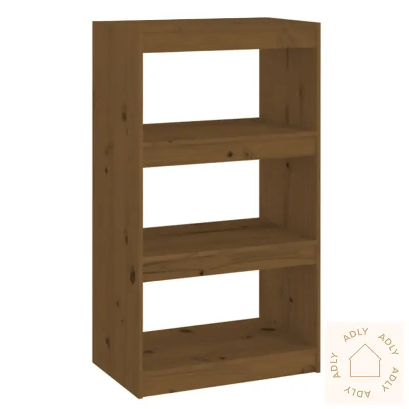Bokhylle/Romdeler Honningbrun 60X30X103,5 Cm Heltre Furu