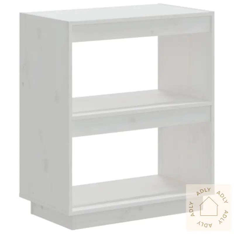 Bokhylle Hvit 60X35X71 Cm Heltre Furu