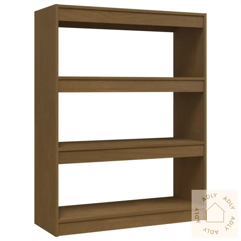 Bokhylle/Romdeler Honningbrun 100X30X103 Cm Heltre Furu