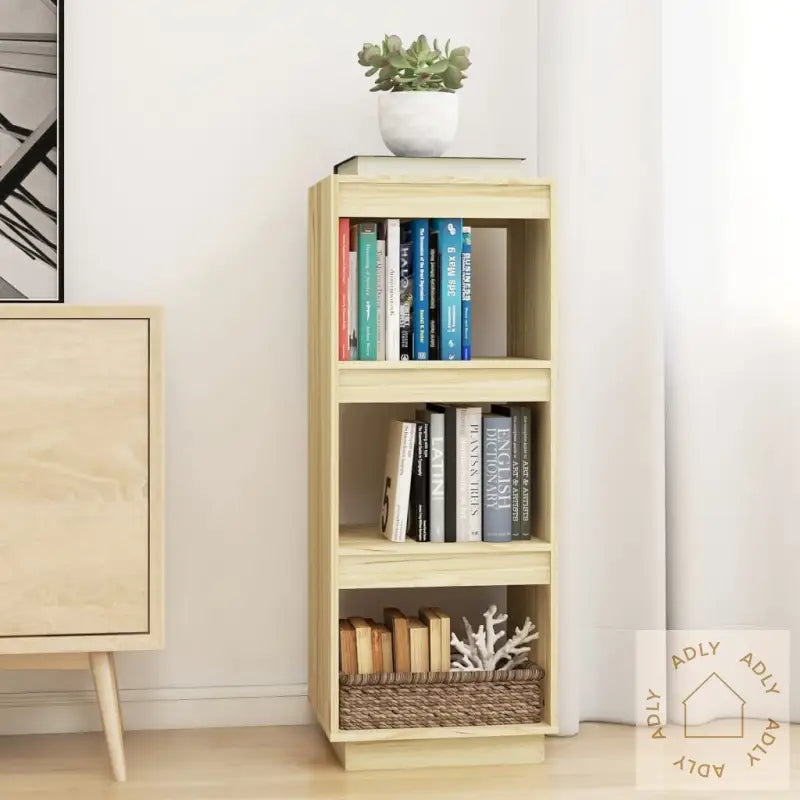 Bokhylle/Romdeler 40X35X103 Cm Heltre Furu