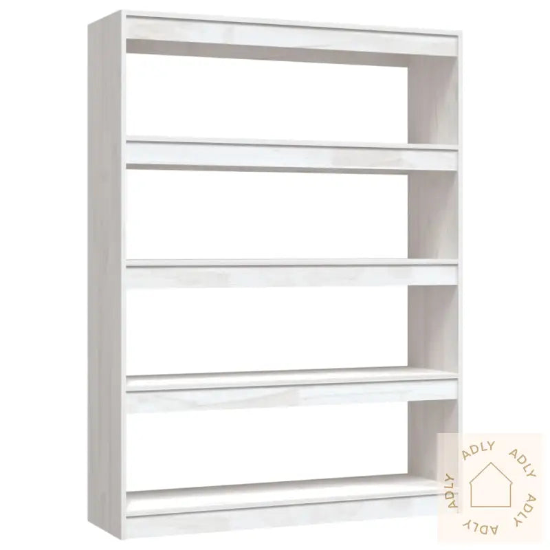 Bokhylle/Romdeler Hvit 100X30X135,5 Cm Heltre Furu
