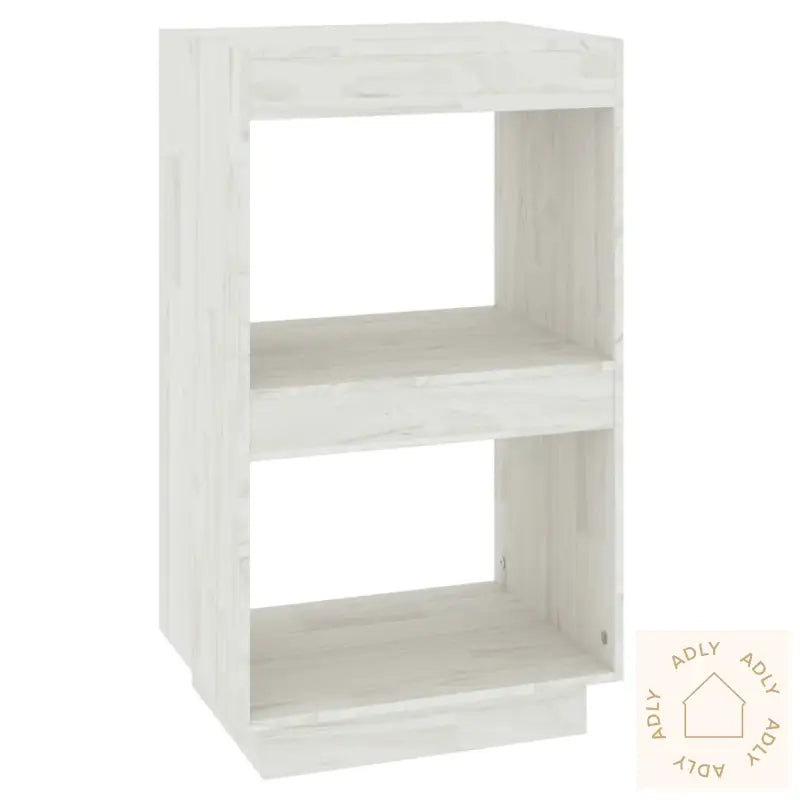 Bokhylle Hvit 40X35X71 Cm Heltre Furu