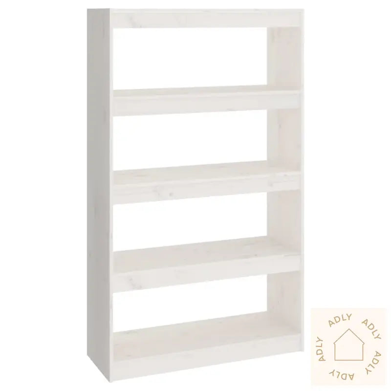 Bokhylle/Romdeler Hvit 80X30X135,5 Cm Heltre Furu