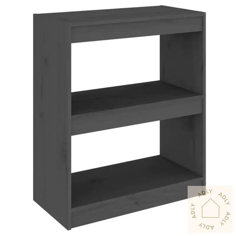 Bokhylle/Romdeler Grå 60X30X71,5 Cm Heltre Furu