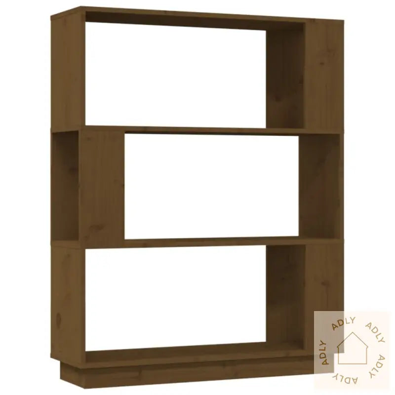 Bokhylle/Romdeler Honningbrun 80X25X101 Cm Heltre