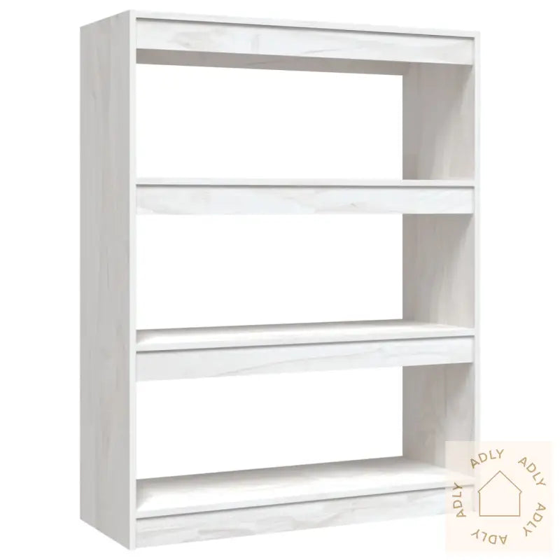 Bokhylle/Romdeler Hvit 100X30X103 Cm Heltre Furu