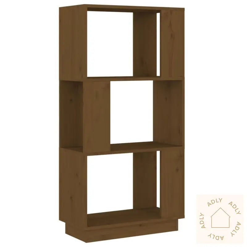 Bokhylle/Romdeler Honningbrun 51X25X101 Cm Heltre Furu