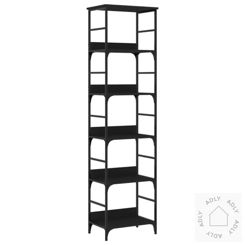 Bokhylle Svart 50X33X188,5 Cm Konstruert Tre