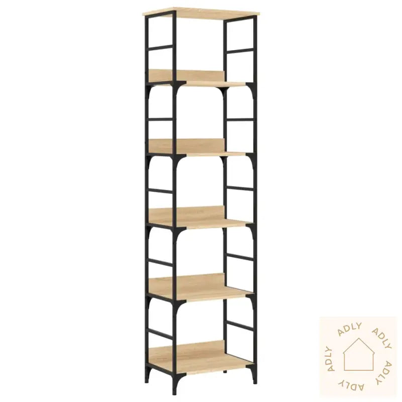 Bokhylle Sonoma Eik 50X33X188,5 Cm Konstruert Tre