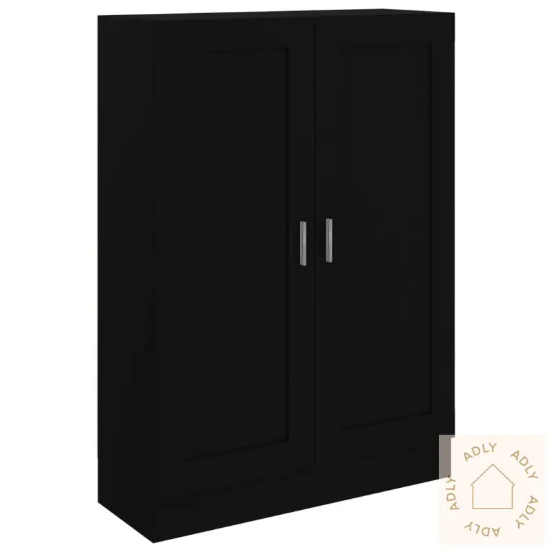 Bokhylle Svart 82,5X30,5X115 Cm Konstruert Tre